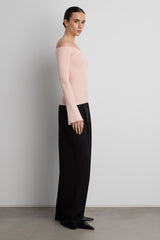 RIBBED OFF THE SHOULDER TOP