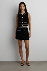 BUTTON UP SWEATER VEST
