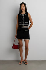 BUTTON UP SWEATER VEST