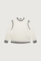 SPRAY PAINT EFFECT LONG SLEEVE SWEATSHIRT