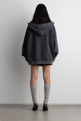 FLEECE STUDIO ZIP-UP HOODIE