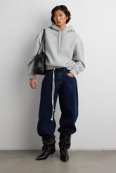 FLEECE STUDIO BOW GRAPHIC HOODIE