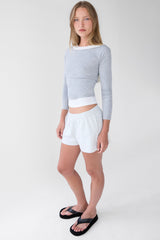 LAYERED BOAT NECK TOP