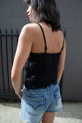 TIERED LACE CAMI TOP