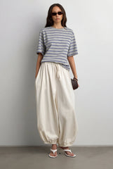 STRIPED COTTON T-SHIRT