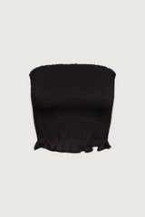 SMOCKED TUBE TOP
