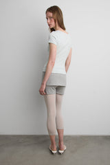 LAYERED LACE TOP WITH TWIST FRONT DETAIL