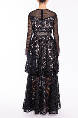True Decadence Black Elsie Maxi Dress