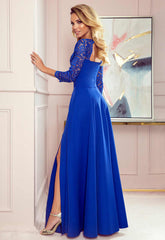 LBD Exclusive Blue Amber Maxi Dress