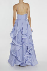 True Decadence Blue Ingrid Strappy Maxi Dress