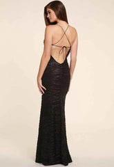 Honor Gold Harley Sequin Maxi in Black