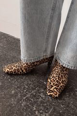 Leopard Heel Boots