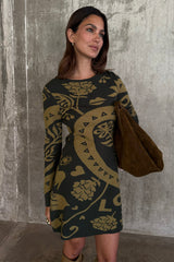Olive Amara Knit Mini Dress Petite