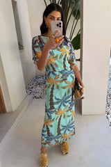 Azura Palms Mesh Tilly Dress
