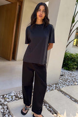 Black Studded T-Shirt