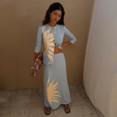Ice Blue Sol Dorris Skirt
