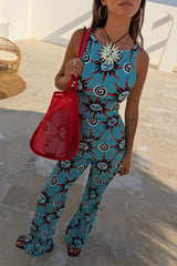 Blue Sun Foldover Trouser