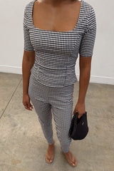 Gingham Top