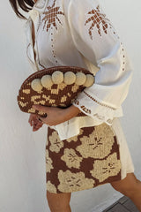 Jaden Beaded Clutch Bag