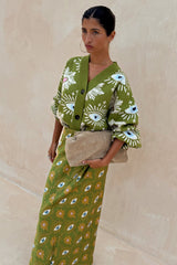 Khaki Eye Dorris Skirt