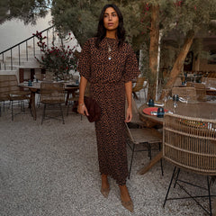 Lucia Leopard Tilly Dress