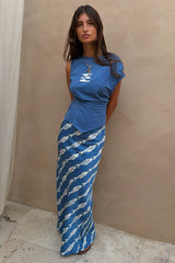 Blue Marina A-Symmetric Top