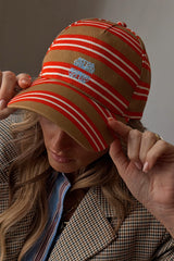 Multi Stripe Cap with NFD embroidery