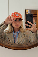 Multi Stripe Cap with NFD embroidery