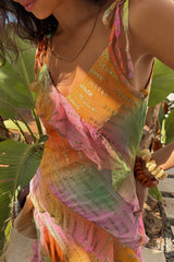 Ombre Jacquard Faro Dress