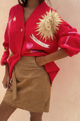 Suede Mini Jaspre Skirt