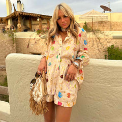 Cream Shell Elissa Shorts