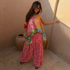Pink Snake Balloon Trouser