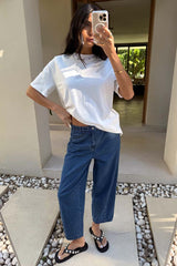 White Studded T-Shirt