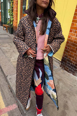 Navy Abstract Coat
