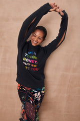 Charcoal Life is Tough Honey Sweatshirt