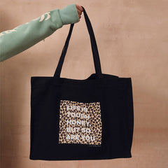 Black Life Is Tough Tote Bag