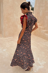 Cherry Leopard Remi Dress