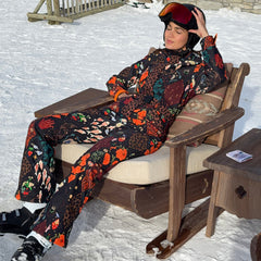 Night Garden Ski Suit
