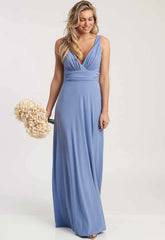 Revie London Blue Liana Maxi Dress