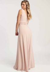 Revie London Peach Liana maxi Dress