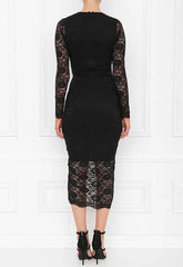 Honor Gold Savannah Midi Dress in Black