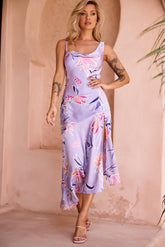 Sonora Midi Dress - Purple