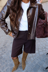 Bermuda Shorts in Brown