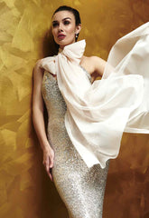 Revie London Champagne Scarf