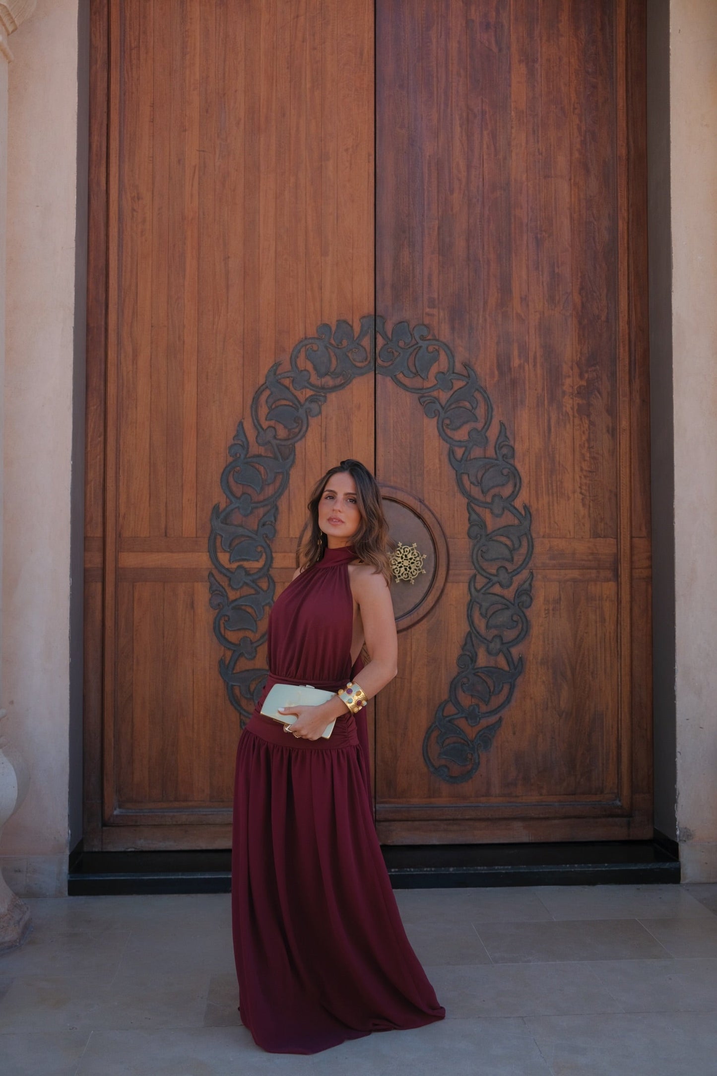 Paloma Dress in Burgundy - Pre-Order