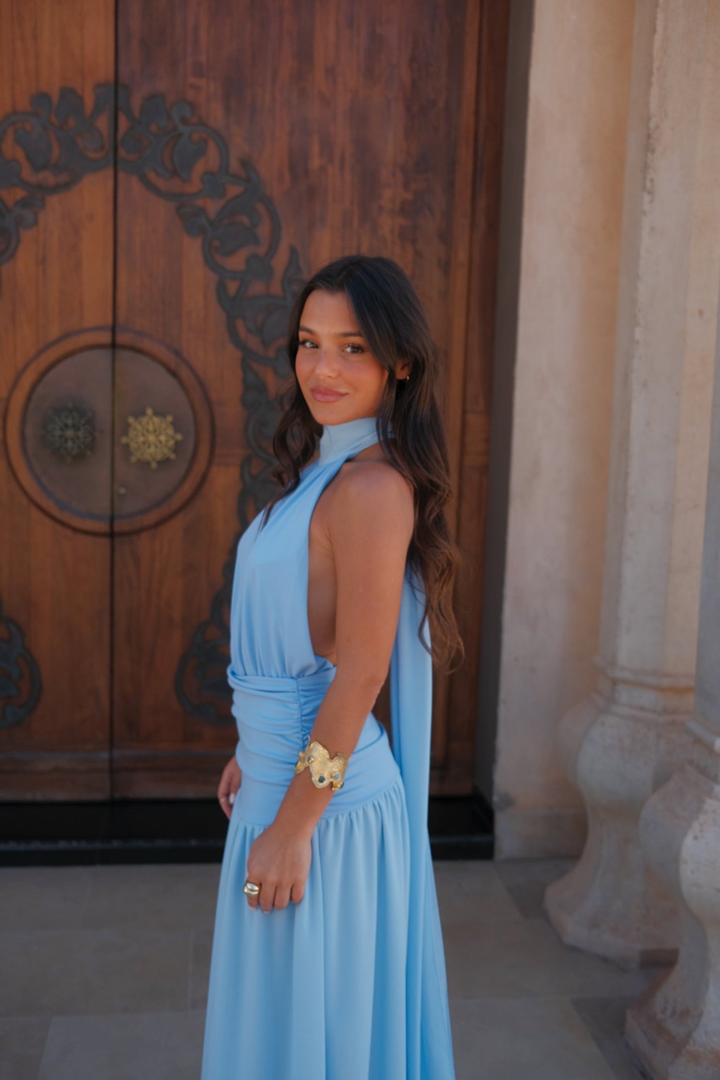 Paloma Dress in Blue - Shipping/Envio 15/05 to 22/05