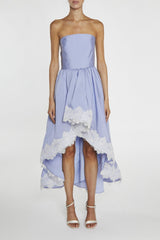 True Decadence Blue Palmer Dress