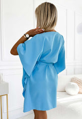 LBD Exclusive Baby Blue Butterfly Dress