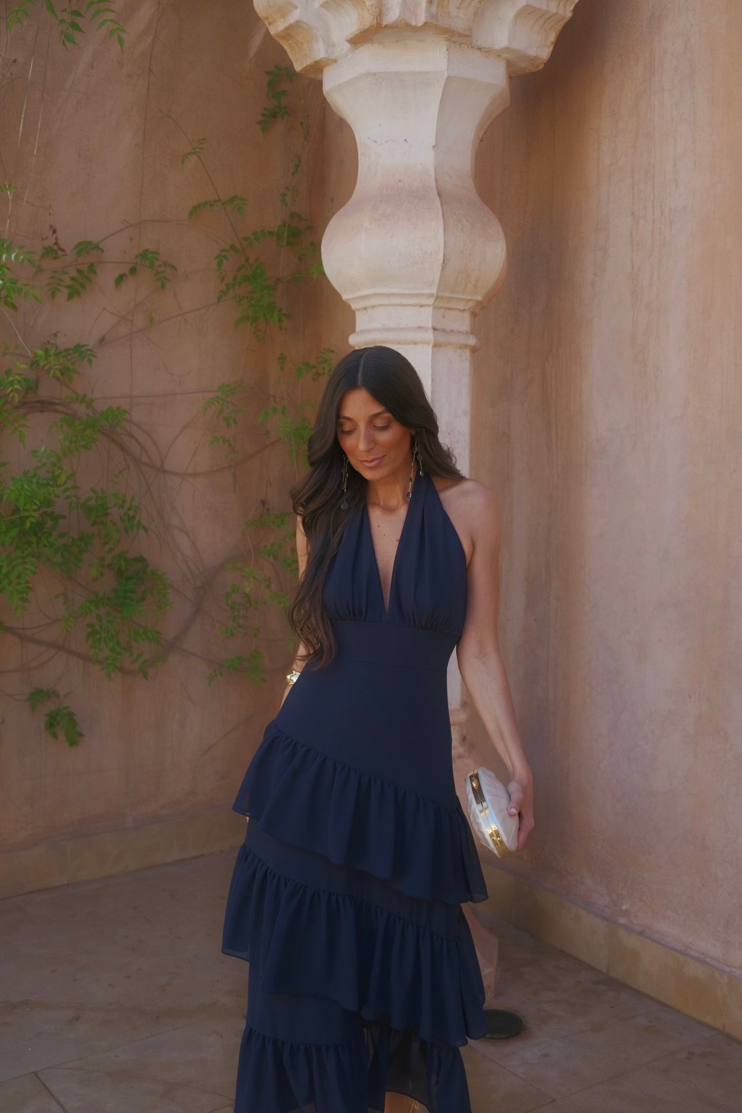 Manila Dress in Navy Blue - Shipping/Envio 20/04 to 24/04