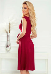LBD Exclusive Burgundy Lila Cocktail Dress